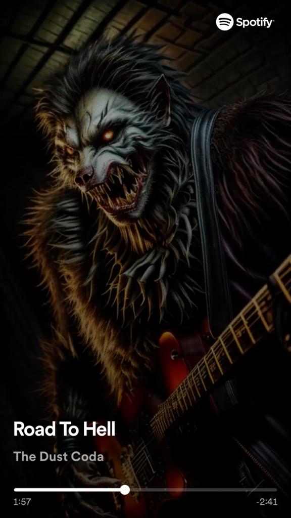 EaracheRecords's tweet photo. Happy Halloween from @TheDustCoda!🎃

Check out their brand new Halloween themed clip by listening to their monster track “Road To Hell” on your phone via @Spotify now.

https://t.co/CfSfj7sqZJ

The road to hell is wide open.😈 https://t.co/1TeM35yVP2