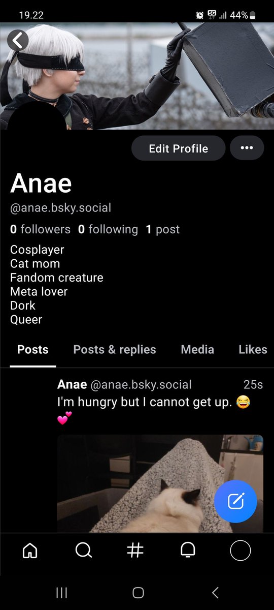 Yoo I finally got bluesky 😎