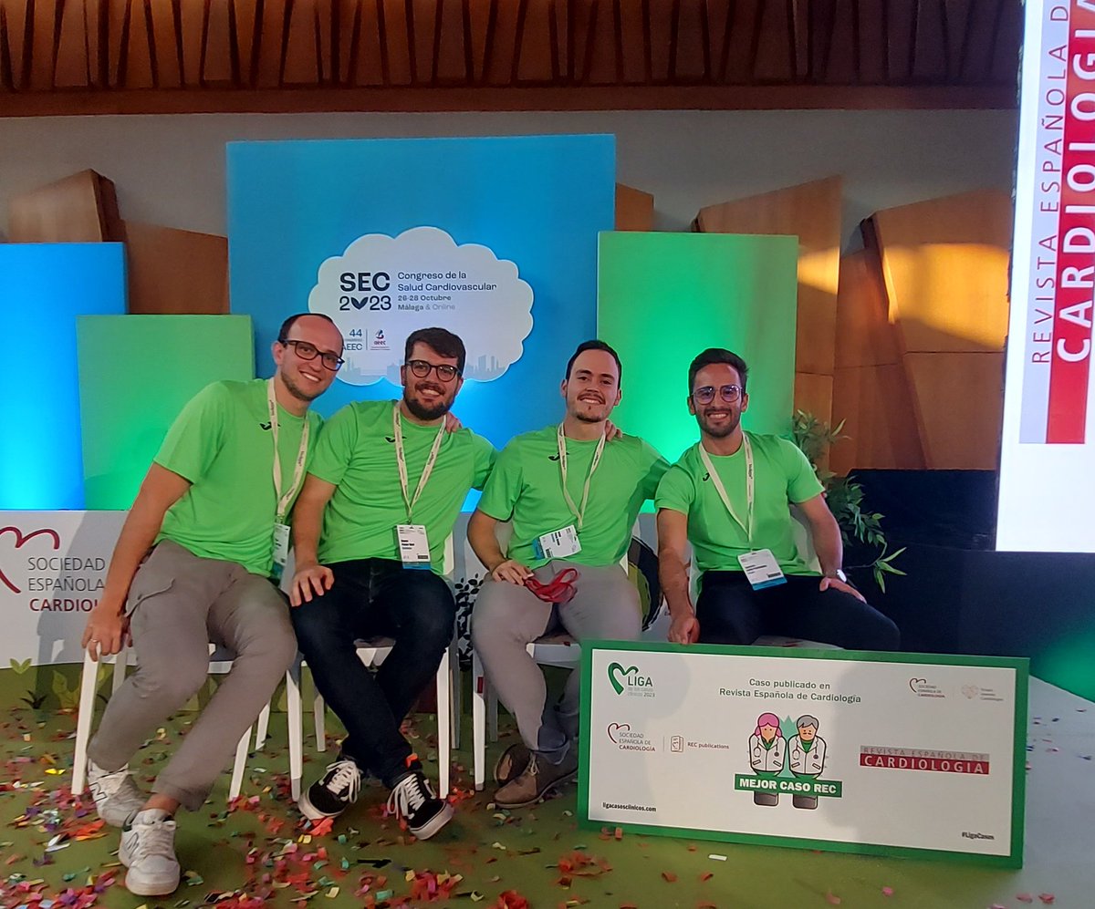 REC Publications (@revespcardiol) on Twitter photo 🏆 ¡Enhorabuena a Breaking Heart, que se lo han llevado todo en #LigaCasos #SEC23! Ignacio Gallo, Jesús Rodríguez, Jorge Perea, Daniel Pastor, Josué López Baizán y Mónica Delgado, de <a href="/Cardio_HURS/">CardioHURS</a>, han publicado en Revista Española de Cardología el caso "Mujer de mediana edad con 🏆 ¡Enhorabuena a Breaking Heart, que se lo han llevado todo en #LigaCasos #SEC23! Ignacio Gallo, Jesús Rodríguez, Jorge Perea, Daniel Pastor, Josué López Baizán y Mónica Delgado, de <a href="/Cardio_HURS/">CardioHURS</a>, han publicado en Revista Española de Cardología el caso "Mujer de mediana edad con