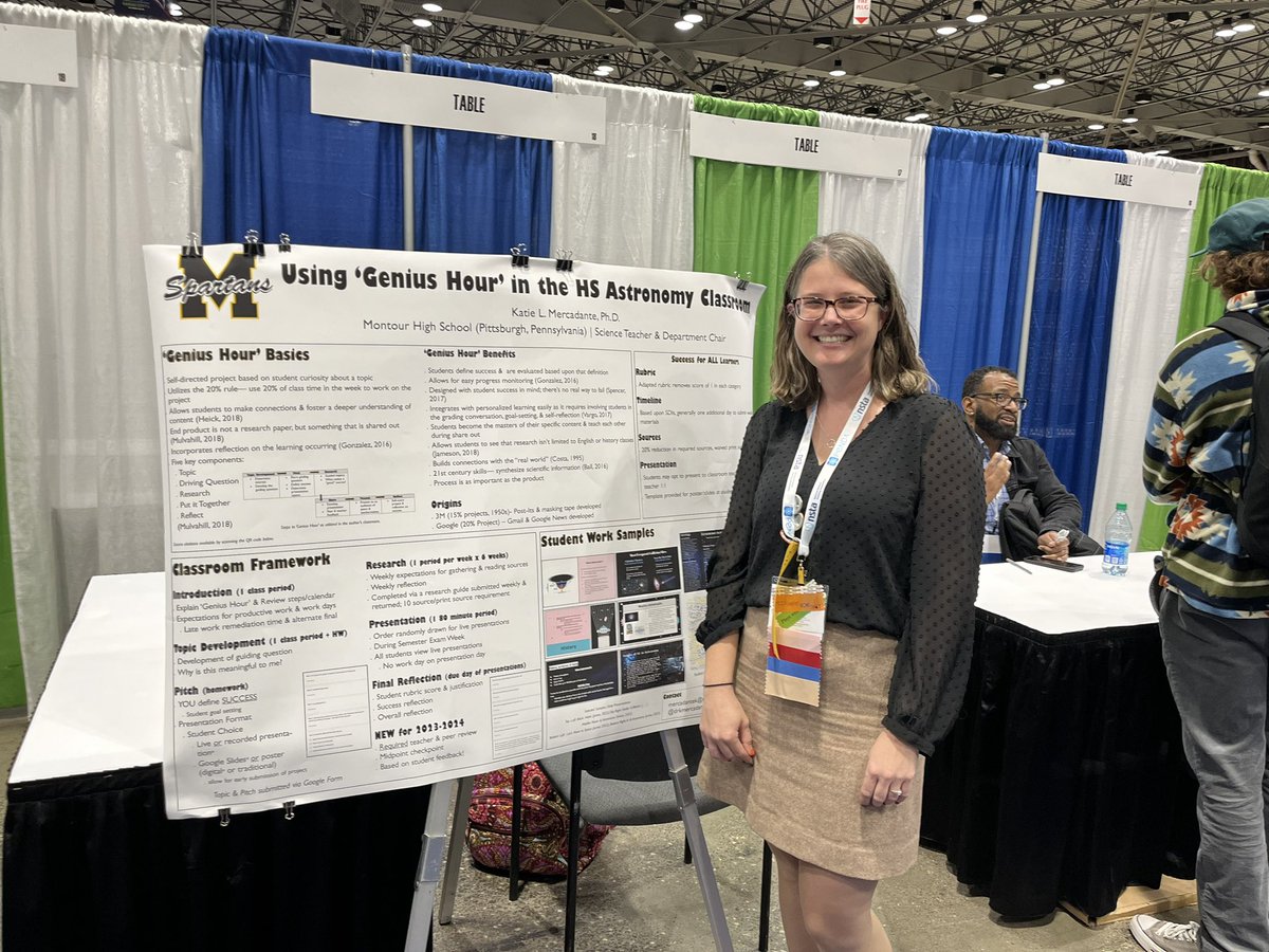 DrKMercadante's tweet photo. When people stop and say— I came to this session to see you!  Poster session complete!  Lots of scans of the QR code to get resources. https://t.co/5QFqGGiUnh