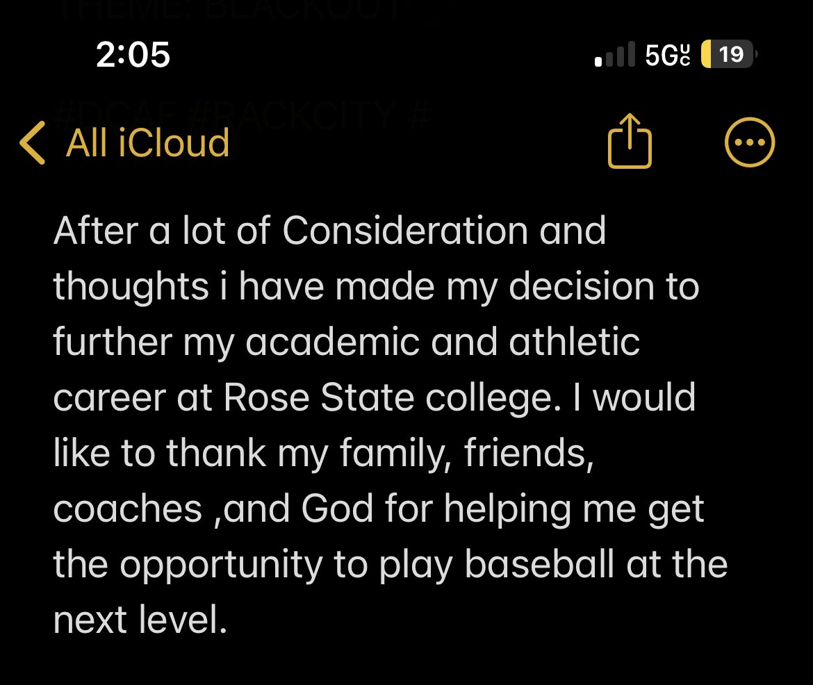 #Committed <a href="/theshowbsb2024/">The Show 405 Baseball 2024</a> <a href="/AntlerBaseball/">Deer Creek Baseball</a> <a href="/rscraiders/">Rose State Raiders</a> <a href="/bballdude24/">Brandon Fairbanks</a> @PBR_Oklahoma <a href="/PG_Scouting/">Perfect Game Scout</a>