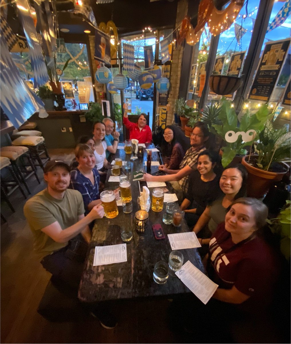 LabYaffe's tweet image. Prost! 🍻 October isn&apos;t truly over in the lab until we go out and celebrate Oktoberfest! 🇩🇪