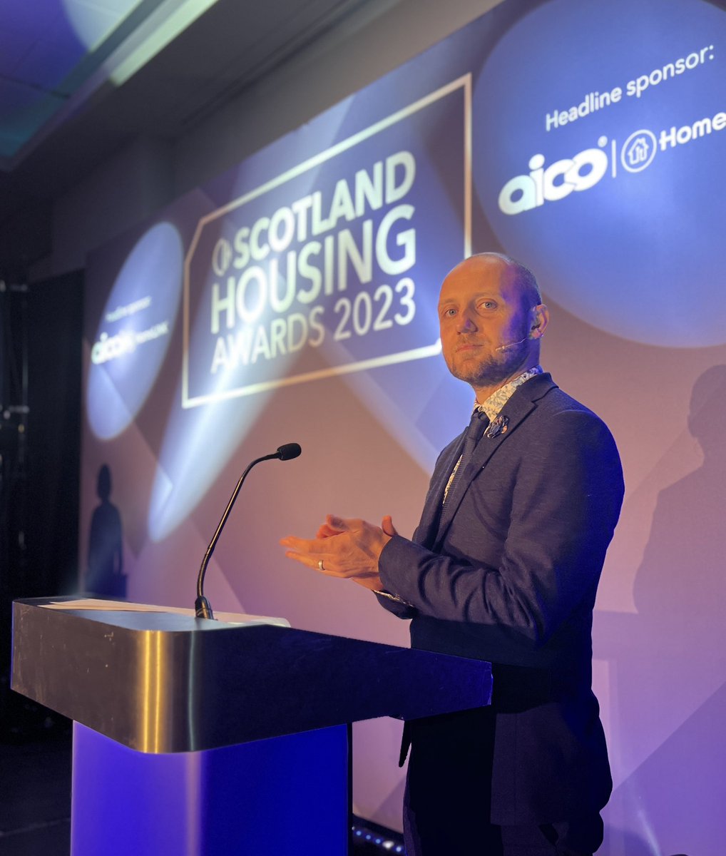 Callum, Scotland director and top tier <a href="/CIHhousing/">Chartered Institute of Housing</a> MC!

Although doesn’t look happy he’s getting his picture taken🤣 #CIH #SHA