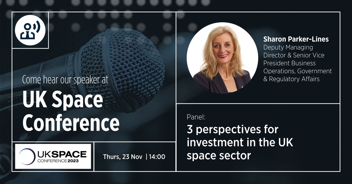 Astroscale_UK's tweet image. Interested in the investment of the UK Space Sector? 📈

Make sure to join us at @ukspaceconf with our amazing Deputy Managing Director, Sharon Parker-Lines.

🗓️ Thursday 23rd November 
⏰ 14:00 - 14:40

#UKSC2023 | #SpaceSustainability