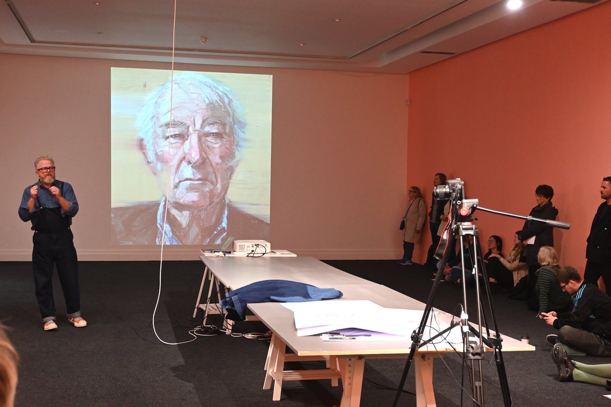 RHAGallery's tweet photo. Many thanks to Colin Davidson today for giving us such an illuminating insight into  the processes and approaches he uses in his practice.  

Festival of Making events continue all weekend here at the RHA. See https://t.co/7OMkmouoKa for details. 

#RHASchool #FestivalOfMaking https://t.co/gNdsbnZuD0