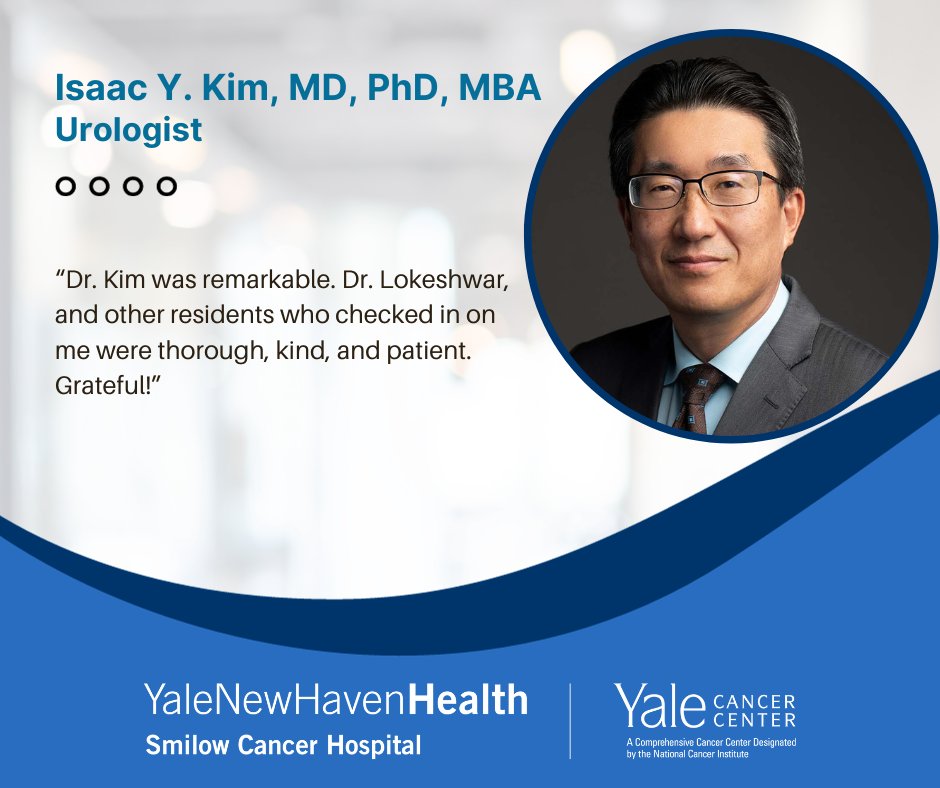 Thank you to our team. Thank you to our patients. High quality care. World-class clinicians and academics. The latest breakthroughs. #missionlived @YaleCancer @SmilowCancer @ynhhealth @YaleMed @YaleMedicine @SoumLokeshwar @DrMotamedinia @MichellejHixson