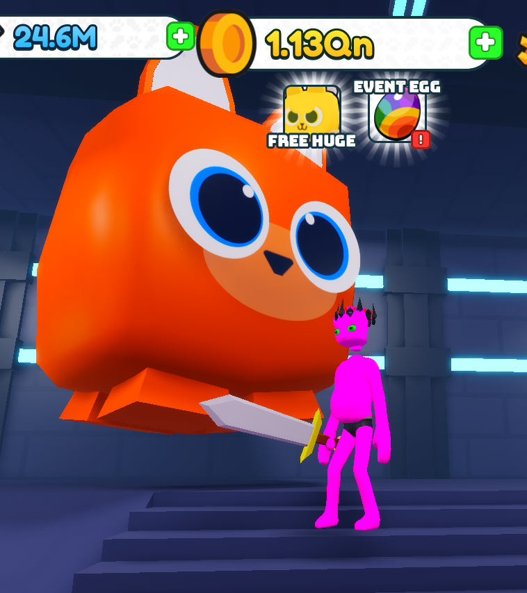 bitesizedstar1's tweet photo. yooo lets goooo! the alt got the spin the wheel FOX GIANT !! def one of my favorite giants in the game 

#ROBLOX #foxgiant #petsimulator #luckyblocklegends #spinthewheel https://t.co/CKwWPsWXbf