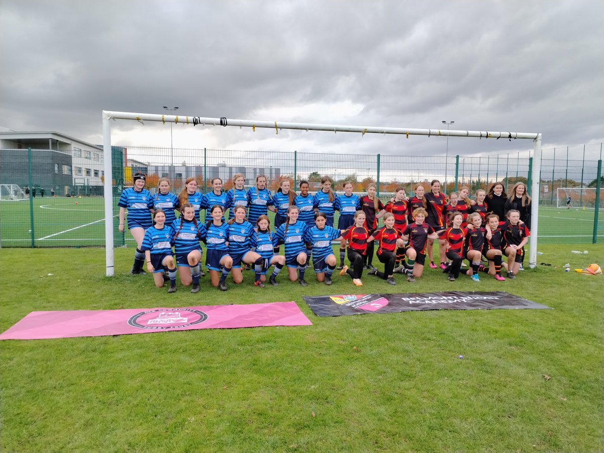 GirvanAcRugby's tweet photo. A great few games of rugby played today  with our joint @girvanacademy @CarrickAcad team playing @Belmontacademy. Thanks to @OfficialAyrRFC and @Carrick_RFC . #everyonesgame #girlsrugby https://t.co/ni4fcIdG9t