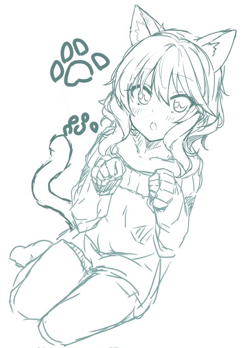 【らくがき】桃華にゃん
清書はどうしようか迷ってます 