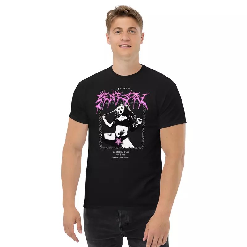 uk_tees's tweet photo. Excellent new merch! @itsjamiewtf https://t.co/OZgLhI1g0x https://t.co/K4gisjKC09