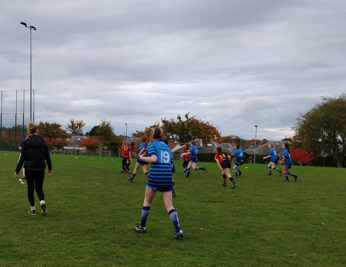 GirvanAcRugby's tweet photo. A great few games of rugby played today  with our joint @girvanacademy @CarrickAcad team playing @Belmontacademy. Thanks to @OfficialAyrRFC and @Carrick_RFC . #everyonesgame #girlsrugby https://t.co/ni4fcIdG9t