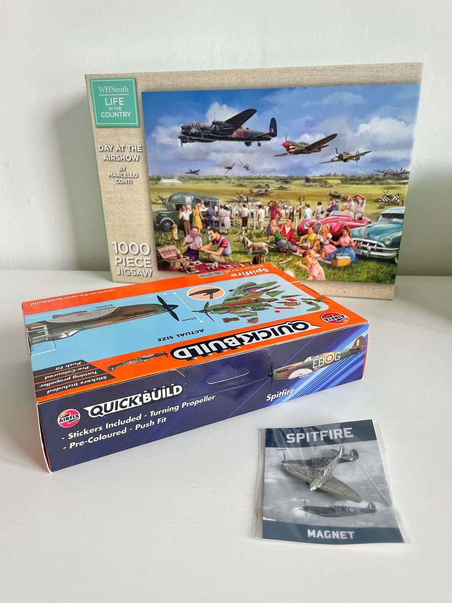 DrHelenFry's tweet photo. 🛩️ SPITFIRE BUNDLE GIVEAWAY 🛩️

🍸 1x Winner 🍸

- 1x Spitfire 1000 Piece Jigsaw Puzzle 🧩
- 1x Spitfire Airfix Model (Quick Build) 🔨
- 1x Spitfire Magnet 🧲

For a valid entry, simply follow me and 'Like' this post! 

Giveaway ends Monday 30th October 8pm.
(Worldwide entries!) https://t.co/LYxJ4tgPUu