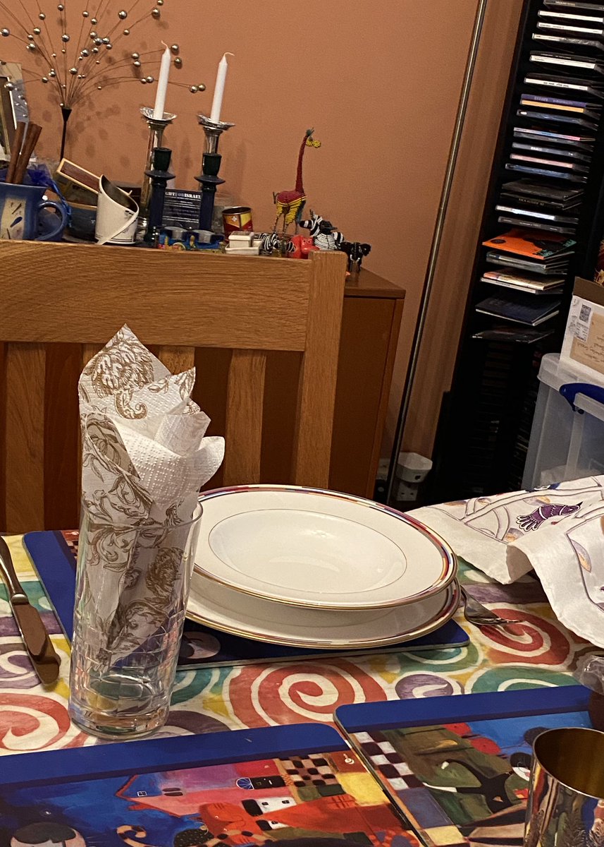 Amdania1's tweet photo. There’s an empty place set at our table this Shabbat, like there are over 200 empty places in the hostages’ family homes in Israel   #BringThemHome https://t.co/NfMLlaypWO