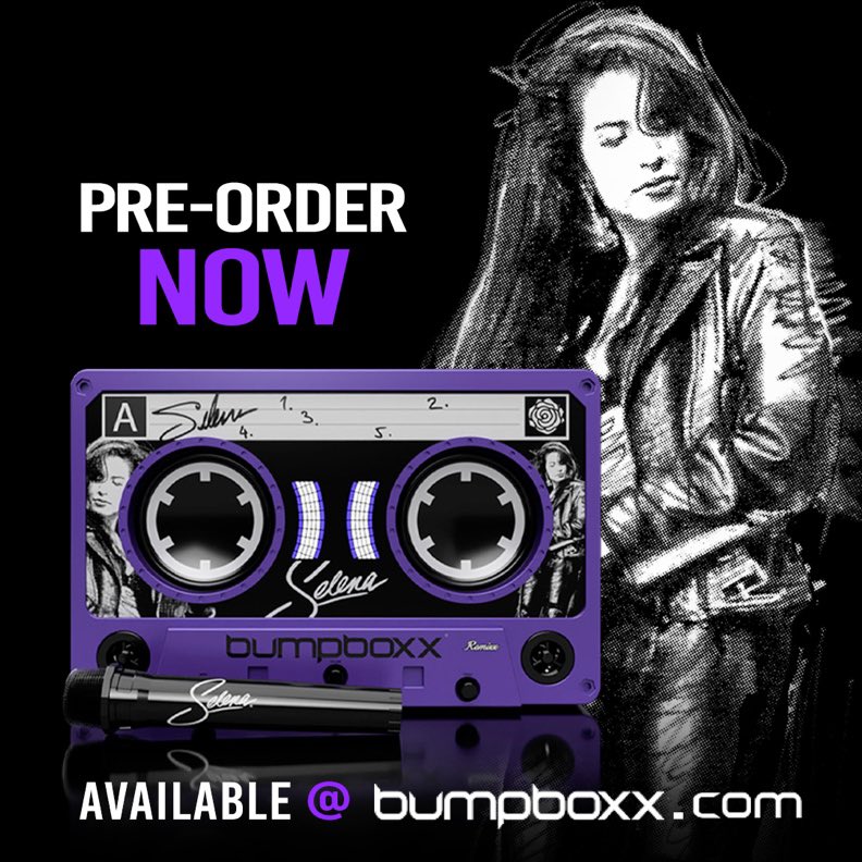 🚨 Set your alarms 🚨 The Selena x Bumpboxx Remixx will be available online  this FRIDAY 7/28 at 8am PST, www.bumpboxx.com @bumpboxx