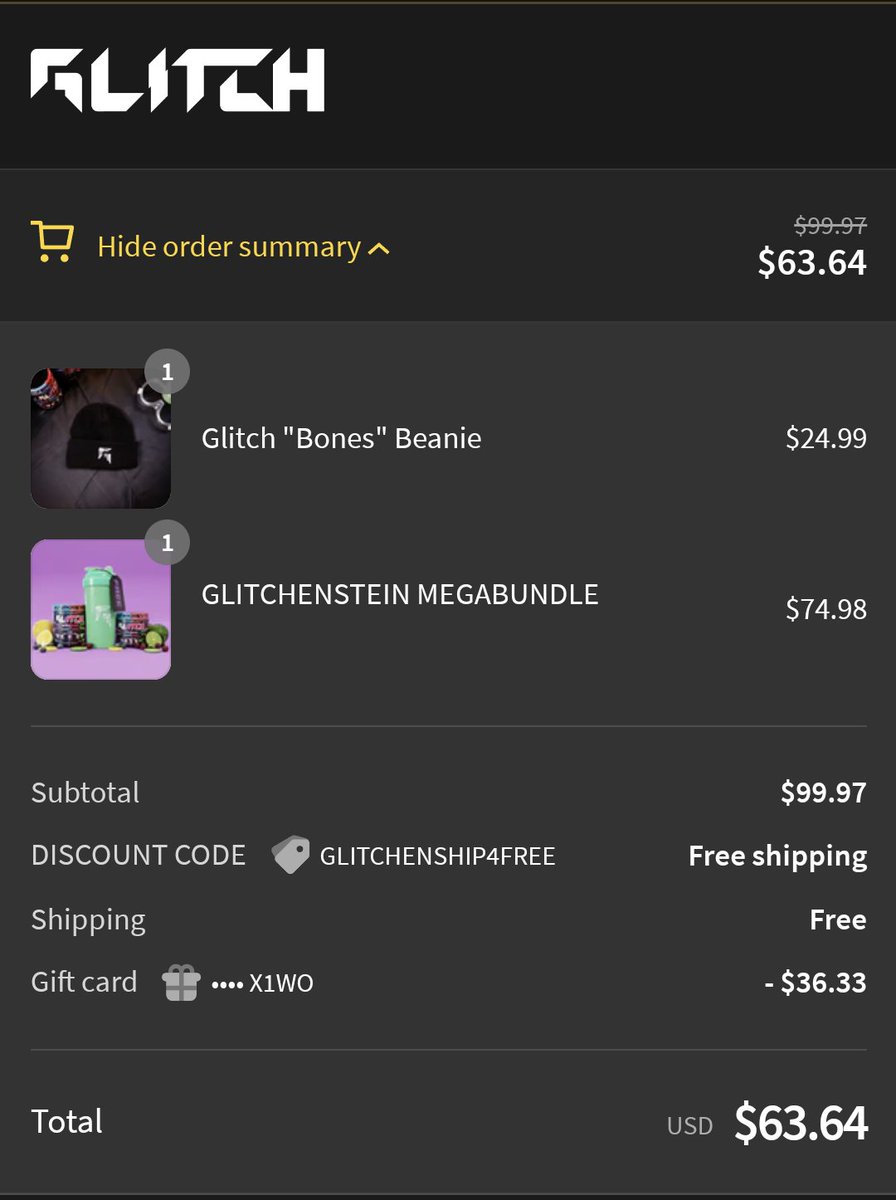 HeyitsashleyK's tweet image. VIP early access ftw! Better cop this is 30 mins when it fully drops it's not getting restocked! Code Ashley for 10% off!! @glitchenergyco #glitchthesystem