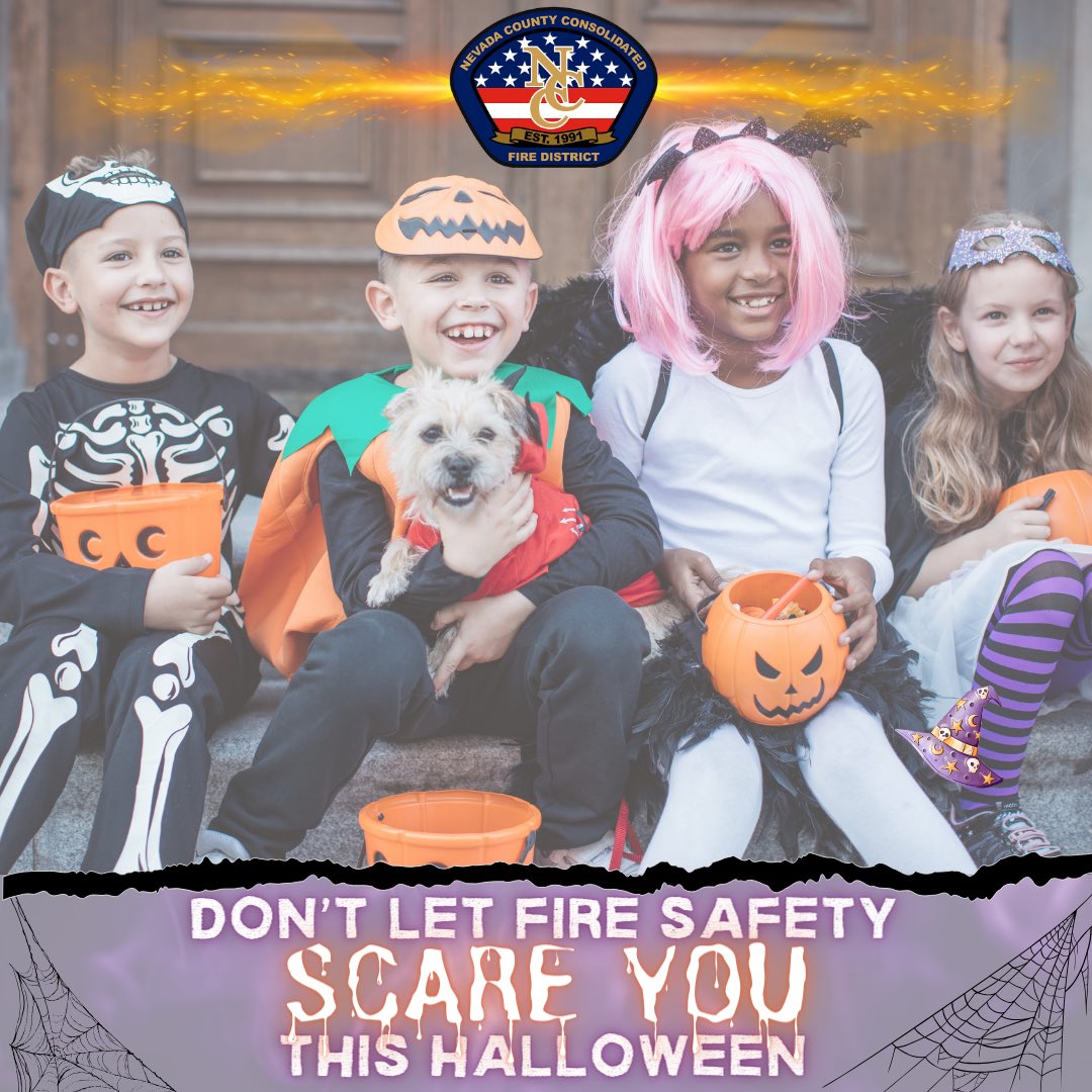 Halloween is a time for fun but also scary fire hazards. Here are tips to keep your family safe: use glow sticks, stay away from long, trailing fabric on costumes, keep decorations away from open flames &amp; heat sources and keep exits clear! More tips at nccfire.com.