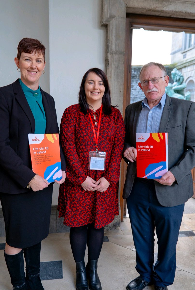 SenPaulineTully's tweet photo. Delighted to host @debraireland in Leinster House to launch their new 'Life with EB in Ireland' report: 
https://t.co/vt8QYkplmt https://t.co/2cdZcOifTN