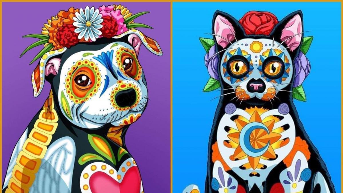VerasNews's tweet photo. #EstiloyVida🐶😸 ¡Día de Muertos para Mascotas! 🕯️💀

El 27 de octubre representa un día de especial significado para miles de familias en México. 

Este día marca el regreso temporal de las mascotas que han partido de este mundo.

https://t.co/4IUlabrHcl https://t.co/jUGN3ruYxb