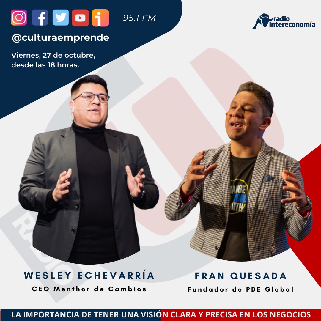 Ya estamos en directo en <a href="/CEmprendeRadio/">Cultura Emprende Radio🎙</a>, hoy con todos estos protagonistas. Escucha online desde aquí intereconomia.com/directo/