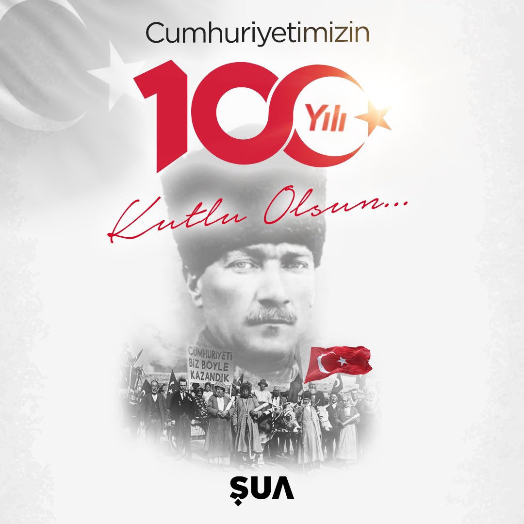 Cumhuriyetimiz 100 Yaşında!   

Bu özel günde, Cumhuriyetimizi bizlere armağan eden Gazi Mustafa Kemal Atatürk ve silah arkadaşlarını saygı ve minnetle anıyoruz. 29 Ekim Cumhuriyet Bayramımız Kutlu Olsun! 🇹🇷

#29Ekim #CumhuriyetBayramı