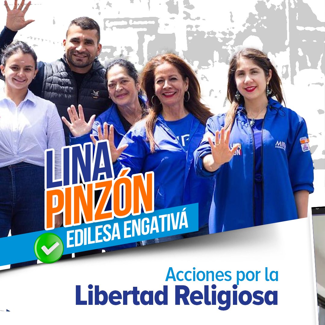 LinaPinzonAr's tweet photo. ✅ ¿Por qué es importante tener un edil?.
✅ ¿Qué se ha hecho en #Engativá por la Libertad Religiosa?. 

El Sector Religioso es fundamental para el desarrollo y la convivencia con respeto, seguiremos trabajando por las organizaciones basadas en la fe. ⤵️ https://t.co/l5kTUwc4qj