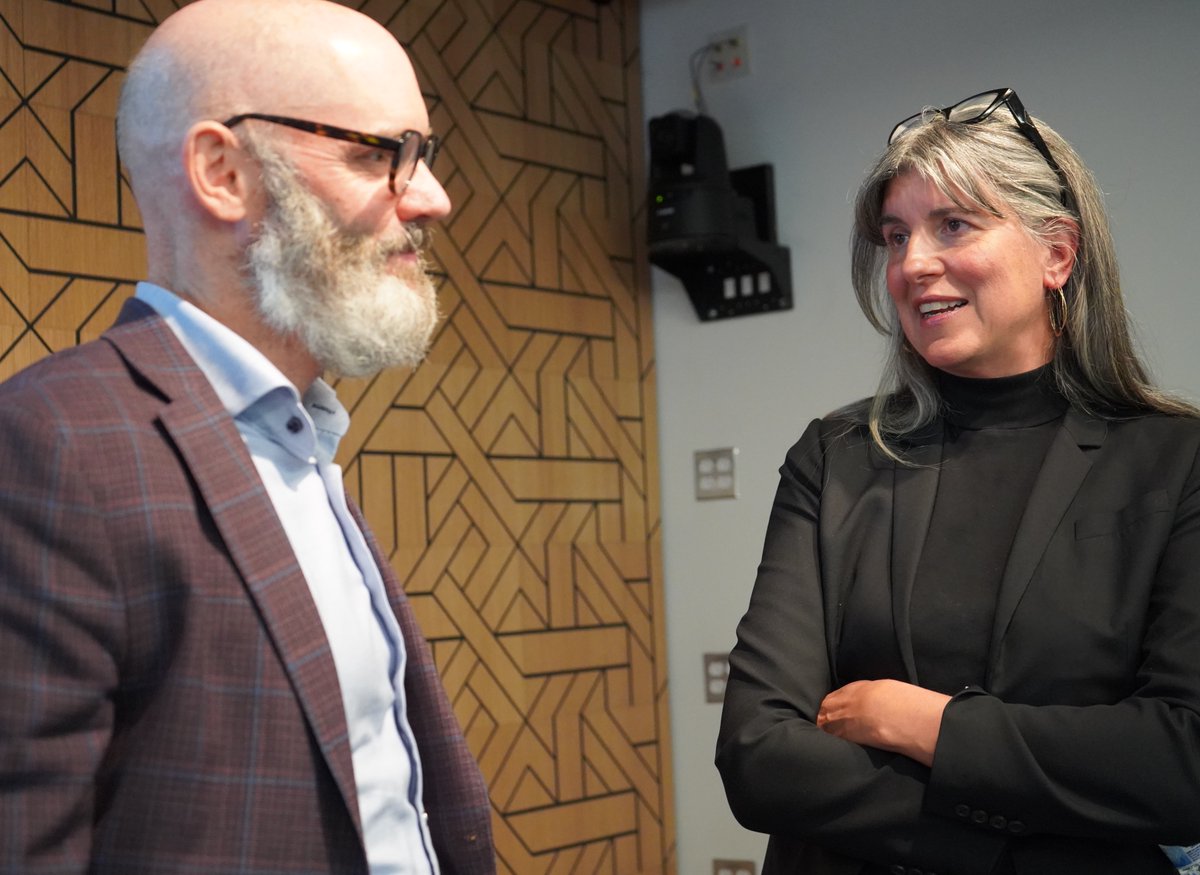 UMichiganAI's tweet image. We would like to thank Quentin McAndrew, PhD, Marni Baker Stein, and Jeff Maggioncalda from @coursera for joining us for our #InnovationInsights talk this week! View our website for all future #InnovationInsights talks! 🗣