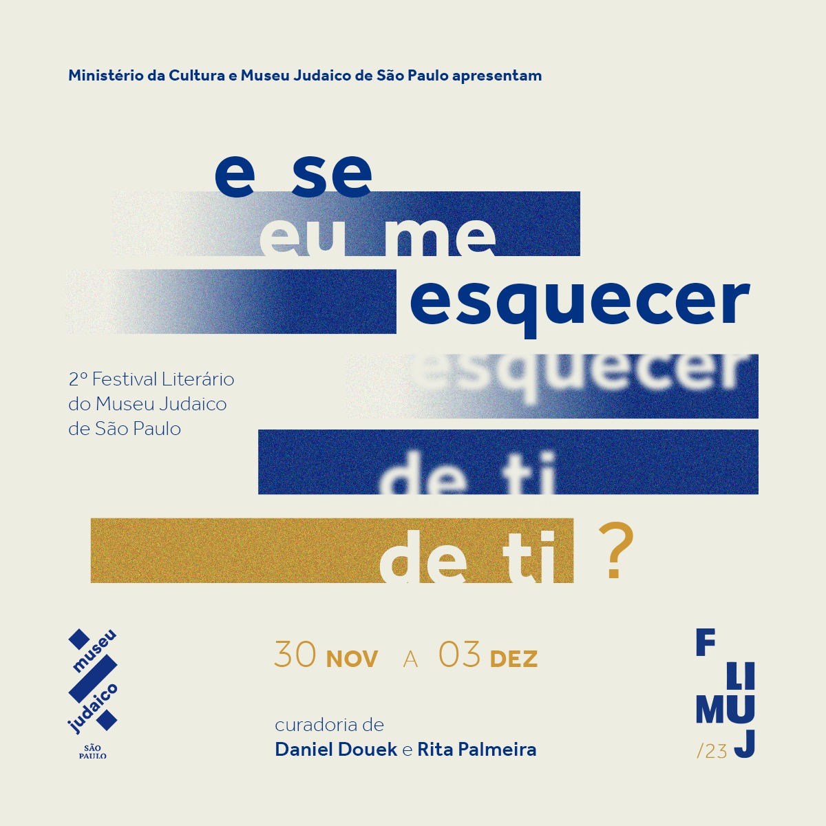 📚Vem aí o 2º Festival Literário do Museu Judaico de São Paulo, o FLIMUJ!