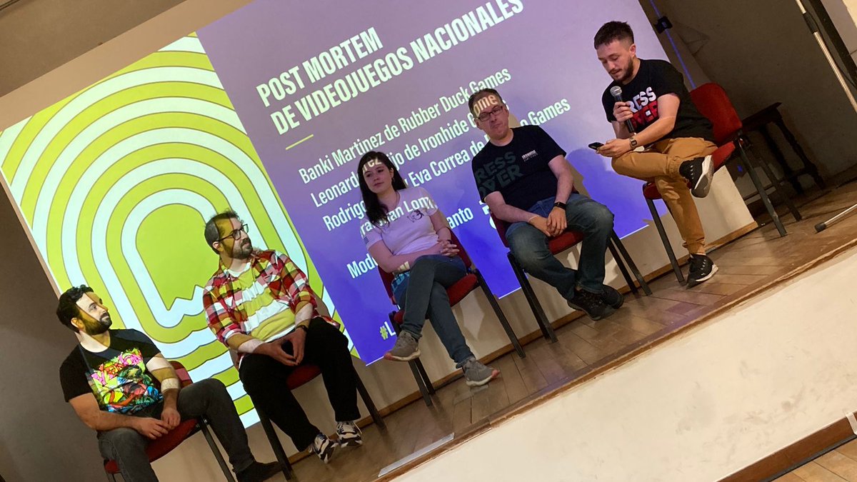 PressOverNews's tweet photo. Post mortem de Videojuegos Nacionales 🇺🇾 en @LEVEL_UY  ▶ Moderado por @JLo_Gamer con Gonzalo Banki de @RubberDuck_G, Leonardo Clavijo de @ironhidegames y Rodrigo Perez y Eva Correa de @PomeloGames, sobre todo lo que salió bien y mal de Evil Wizard, JunkWorld y Outlanders. https://t.co/SPl6VAu99r