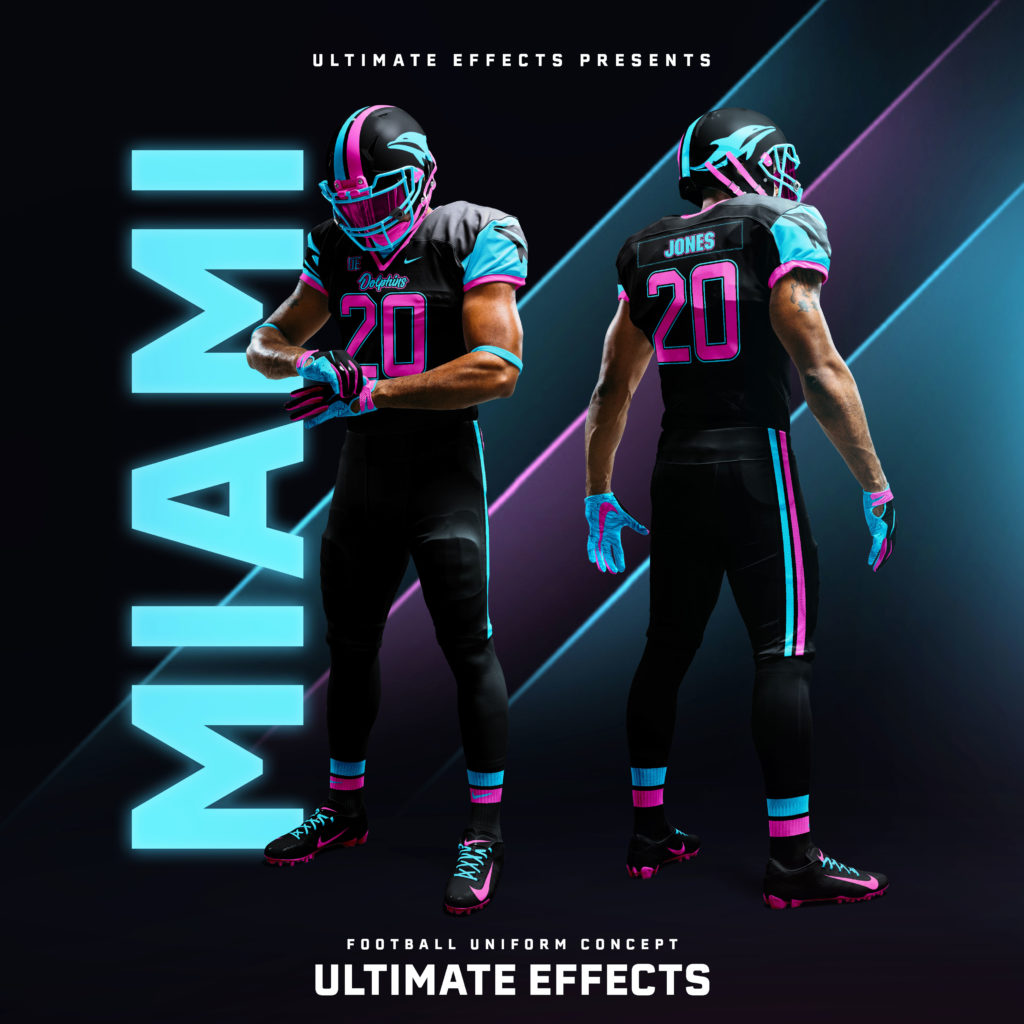 Imagine the dolphins wearing Miami vice jerseys in a game?? This would be too clean