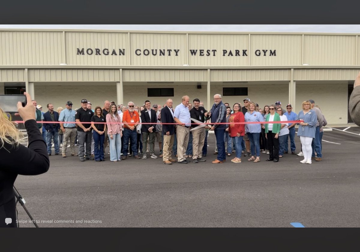 The Morgan County Commission held a Ribbon Cutting Ceremony for the County’s first gym. The County Park and Recreation had always used the schools gyms for their programs. This is the first of several gyms Morgan County plans to build.
<a href="/NACoTweets/">NACo Digital Team</a> <a href="/AlabamaCounties/">Alabama Counties</a>