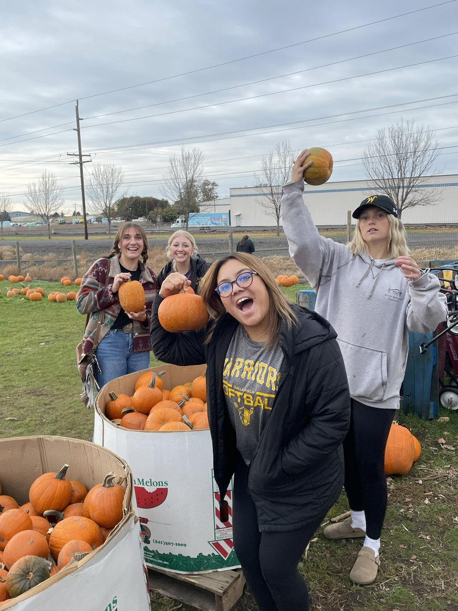 WWCC_Softball's tweet photo. Pumpkin Day! 🎃 #dubsup https://t.co/urIhX3mbbY