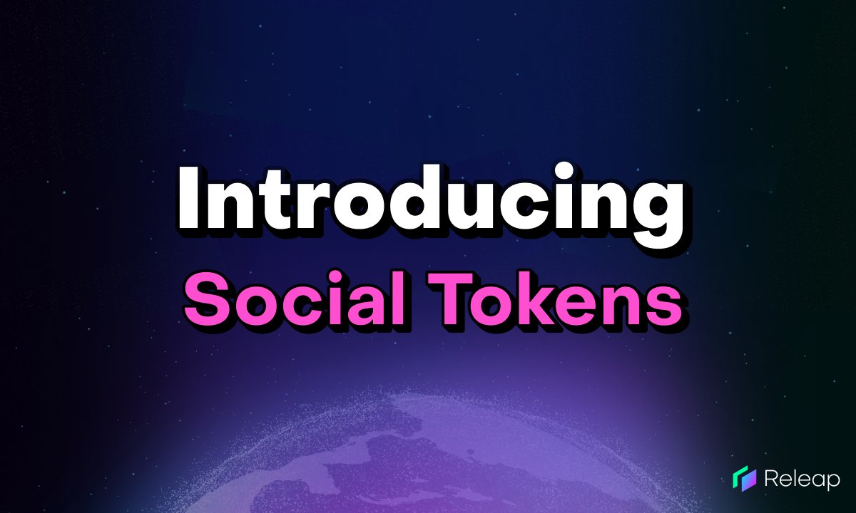 📢 Introducing Releap Social Tokens 📢

1/ We are excited to announce the launch of Social token creation and trading on Releap and exclusively on <a href="/SuiNetwork/">Sui</a>! 🚀

Starting today all profiles created on Releap will have the ability to create social tokens! 🤯
