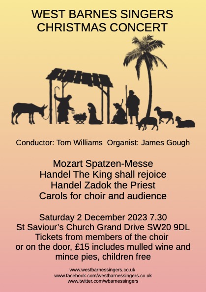 Begin Christmas with our concert! 🎄🎄🎄
You know you want to 😀