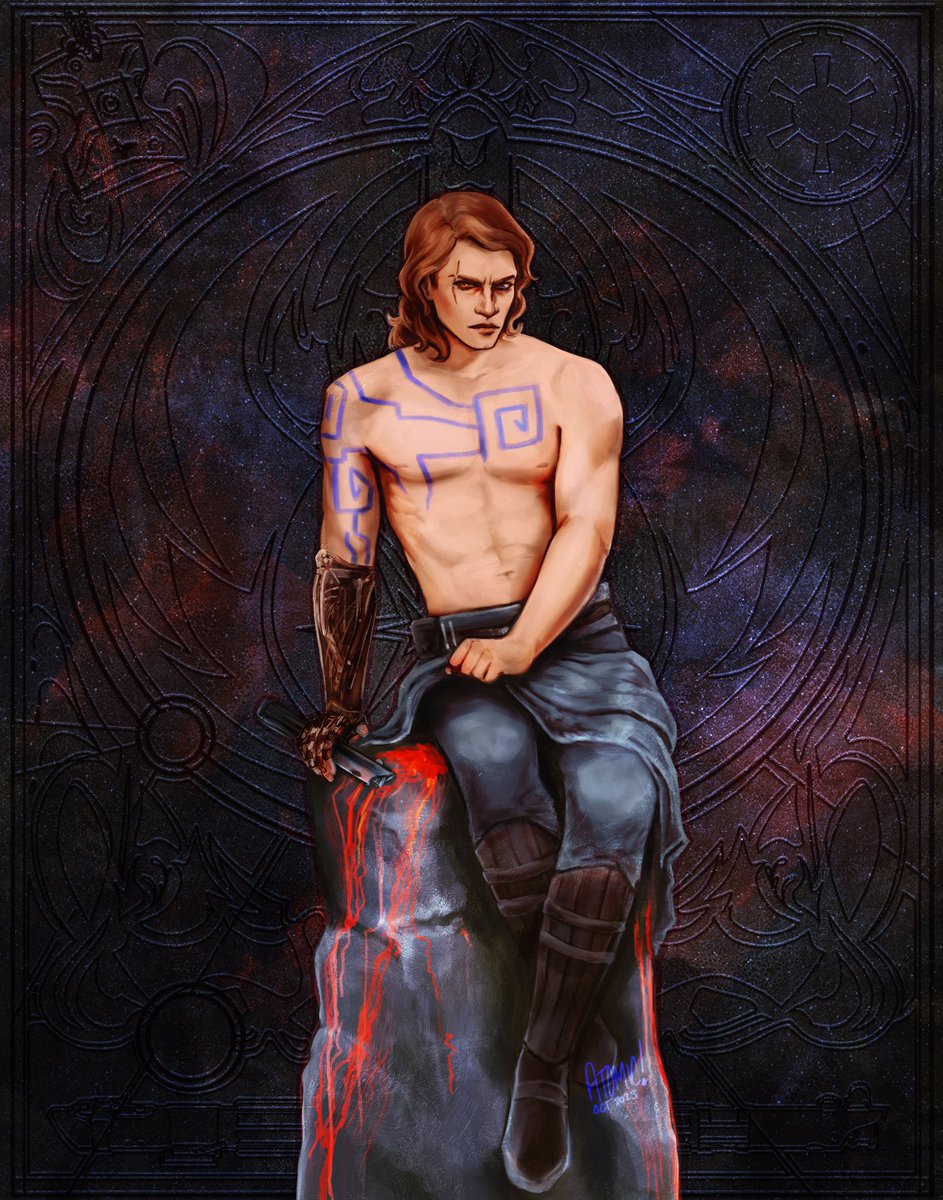atomic_artworks's tweet photo. Anakin inspired by Joseph Geef’s L’ange du mal 🖤
#StarWars #digitalart https://t.co/AcVK1E8Koi