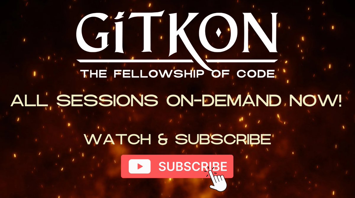 Missed out on GitKon this week? 🤔 Don't worry, we've got you covered! Each day's livestream is up on our YouTube channel. Watch any session, any time. 👍 bit.ly/3tLo4OB And don't miss our Zazzle store to grab hot GitKon swag! bit.ly/3SgE9WI Thanks again to…