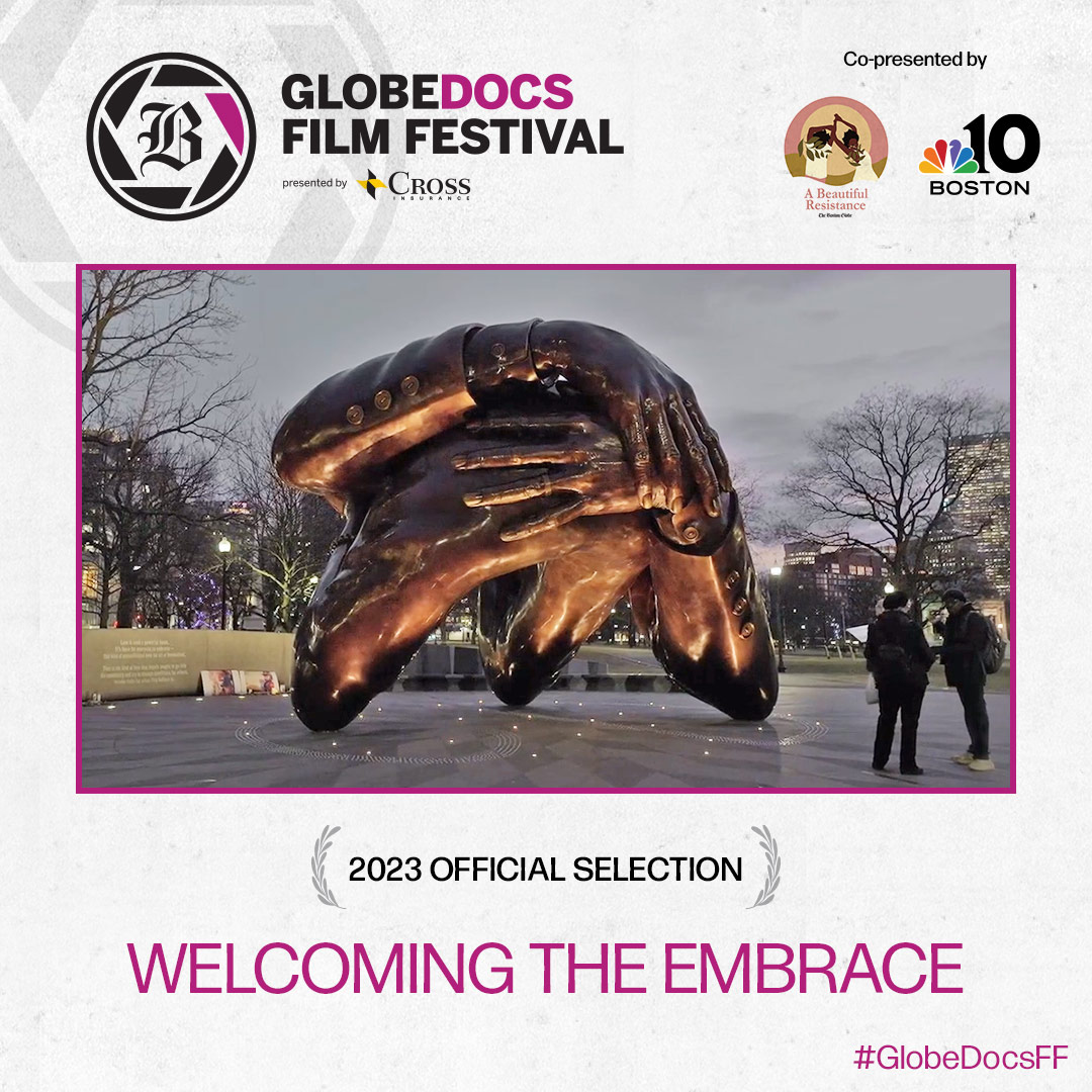 globeevents's tweet image. Unable to make it to #GlobeDocsFF? No problem! WELCOMING THE EMBRACE is streaming virtually.
@bostonglobe&apos;s @SincerelyJenee will moderate a discussion with Noah Christofer &amp;amp; Gregory Ball after the film. Buy tickets here: …bedocsfilmfestival2023.splashthat.com