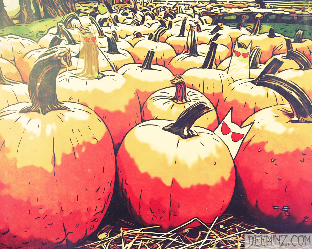 deeminz's tweet photo. Paranormal Pumpkin Patch.
Ghosts of Halloweens past 🎃👻🎃
#deeminz #webcomic #paranormal #spookyseason https://t.co/Zl6VkoL1b4