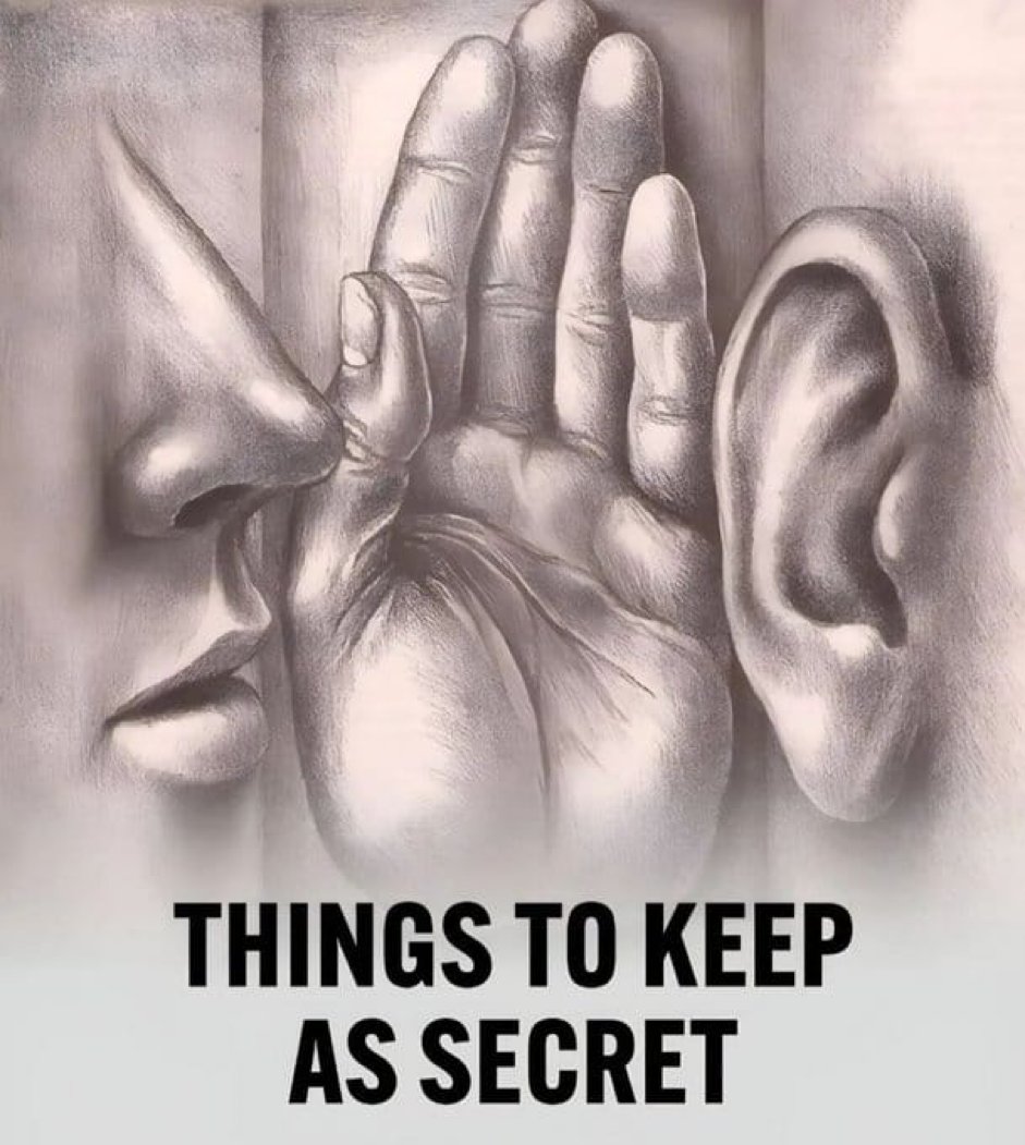 mindfulmaven_'s tweet image. 10 THINGS TO KEEP A SECRET...

- Thread -