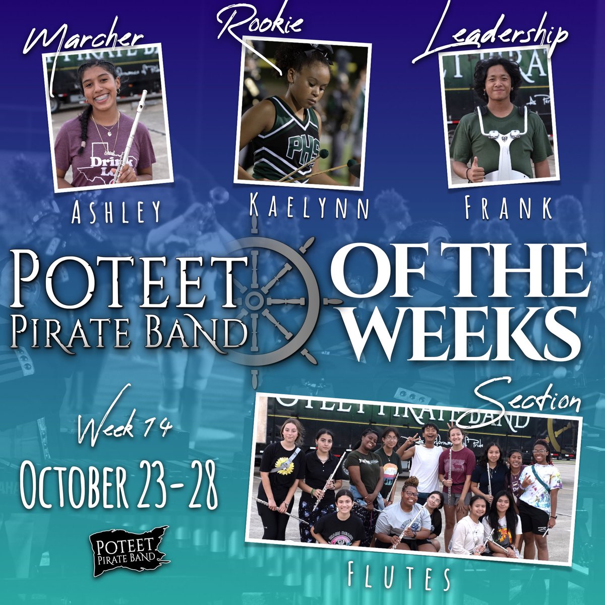 It’s been a great week leading into our Area contest tomorrow! Pirate Band members getting work done!
#gopirateband #peacebypiece23