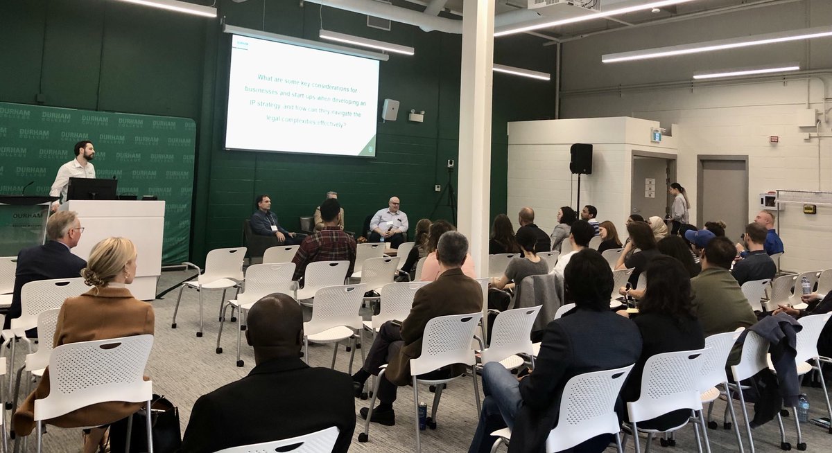 TyagiVibha's tweet photo. Engaging and insightful discussion on ORSIE’s Tech Talk: Unlocking the Power of Intellectual Property. Great panel sharing their experiences and wisdom. #techtalkdc #intellectualproperty #durhamcollege #ipon
@durhamcollege @DC_ORSIE https://t.co/fsy6MHwZr1