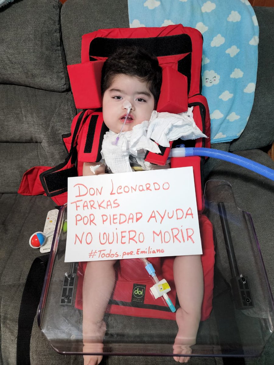 TodosXEmiliano's tweet photo. AYÚDANOS A DIFUNDIR POR FAVOR. NOS QUEDAN 50 DÍAS PARA SALVAR A EMILIANO #todosporemiliano #misericordiaparaemiliano #Zolgensmaparaemiliano #leonardofarkasnoquieromorir #leonardofarkas #atrofiamuscularespinal https://t.co/IwrdH77S6S