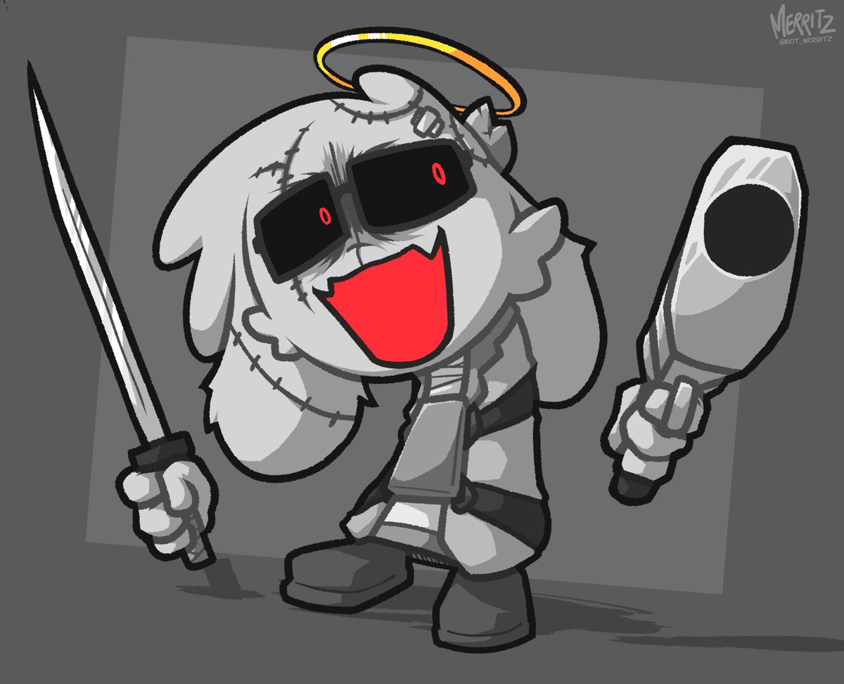 Not_Merritz's tweet photo. Flufftober Day 27 - Jebus from Madness Combat        
- Suggested by @/lazyfuck14 -          

leave any suggestions for the next costume in the replies! Most liked suggestion will be drawn tomorrow!  

#Ralsei #DELTARUNE #flufftober #madnesscombat https://t.co/Vf2UNAvgyN