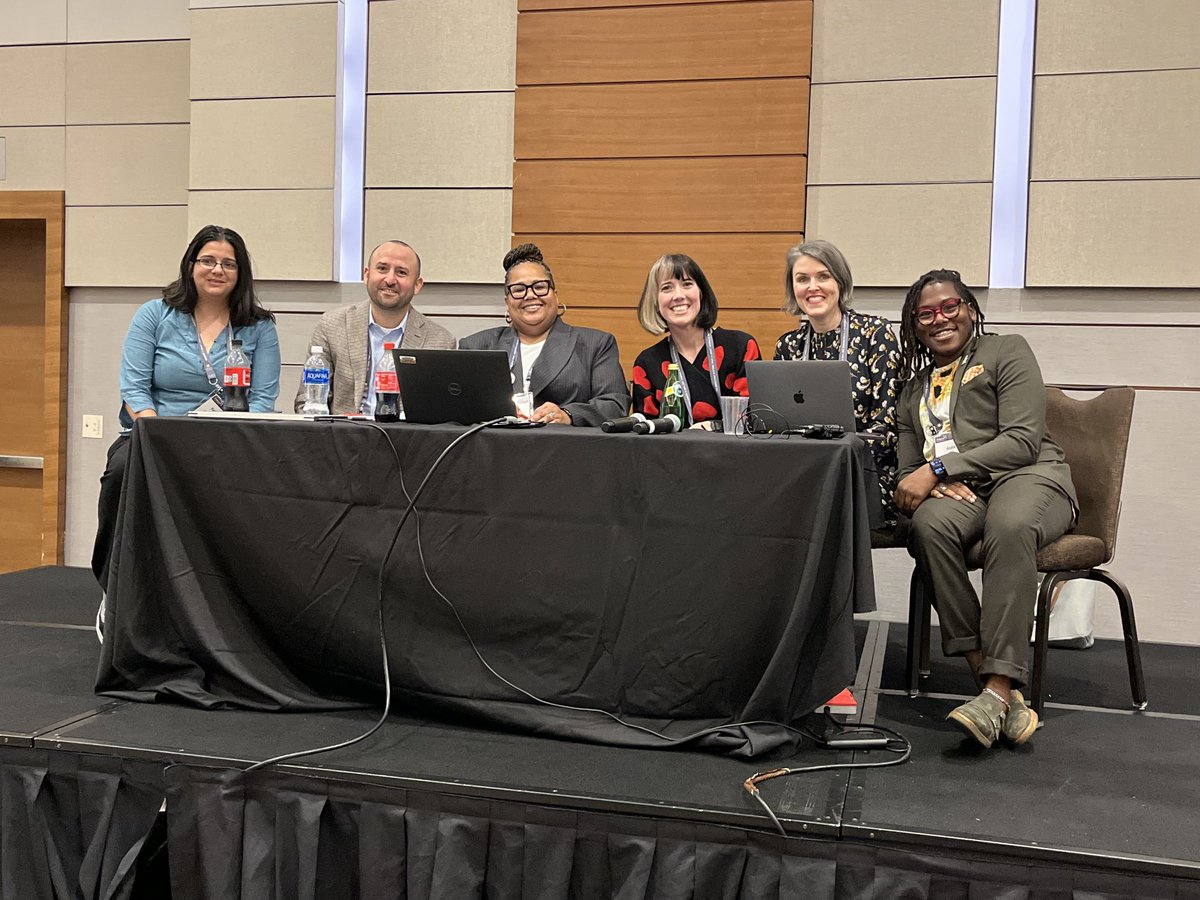 Happening now. Cohort 3 eloquently sharing their experiences and bringing us their lessons. ⁦@GCSWHEARLab⁩ #apm2023 ⁦@UH_SocialWork⁩