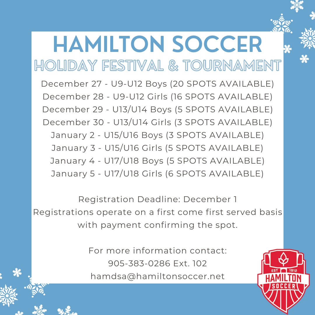 Hamilton Soccer tweet media