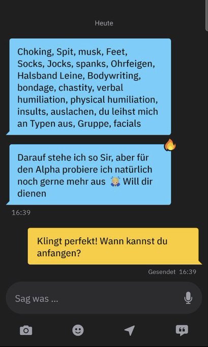 So sieht eine gelungene, erste Kontaktaufnahme aus: 👇🏻🔥 https://t.co/j0WO0cZbIP https://t.co/30kVrCf