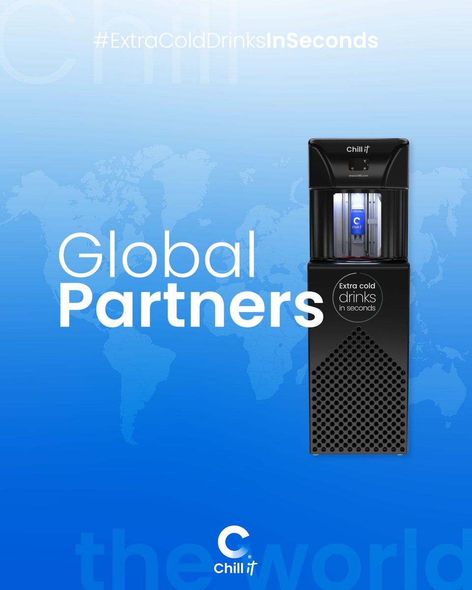 🌎 Chill it is leading a retail revolution, across 10 countries. Reaching US, Latin America, Europe, and Africa!

As we expand our footprint, we're seeking collaborators who share our passion for innovation and cooling technology.