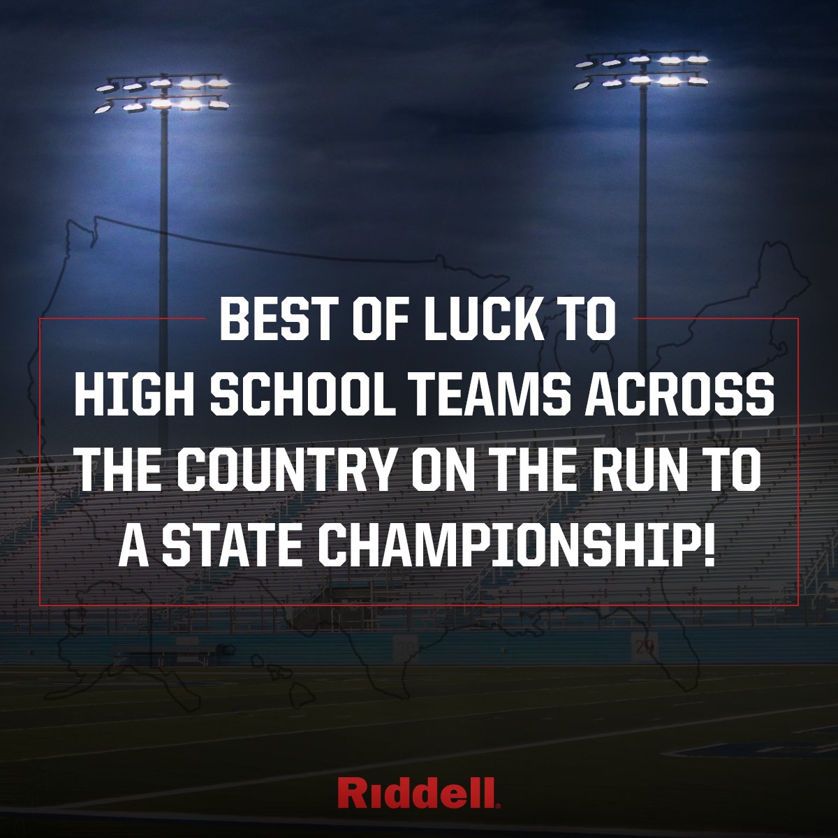 Our favorite time of year...the state playoffs. Let's see the Riddell gear you're rocking for your playoff run! ⬇️