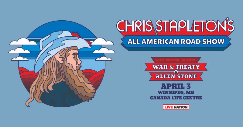 Listen to the Country 88 Morning Show today for your LAST chance to win Christ Stapleton tickets.

Tickets go on sale for the public tomorrow! ticketmaster.ca/event/11005F59…