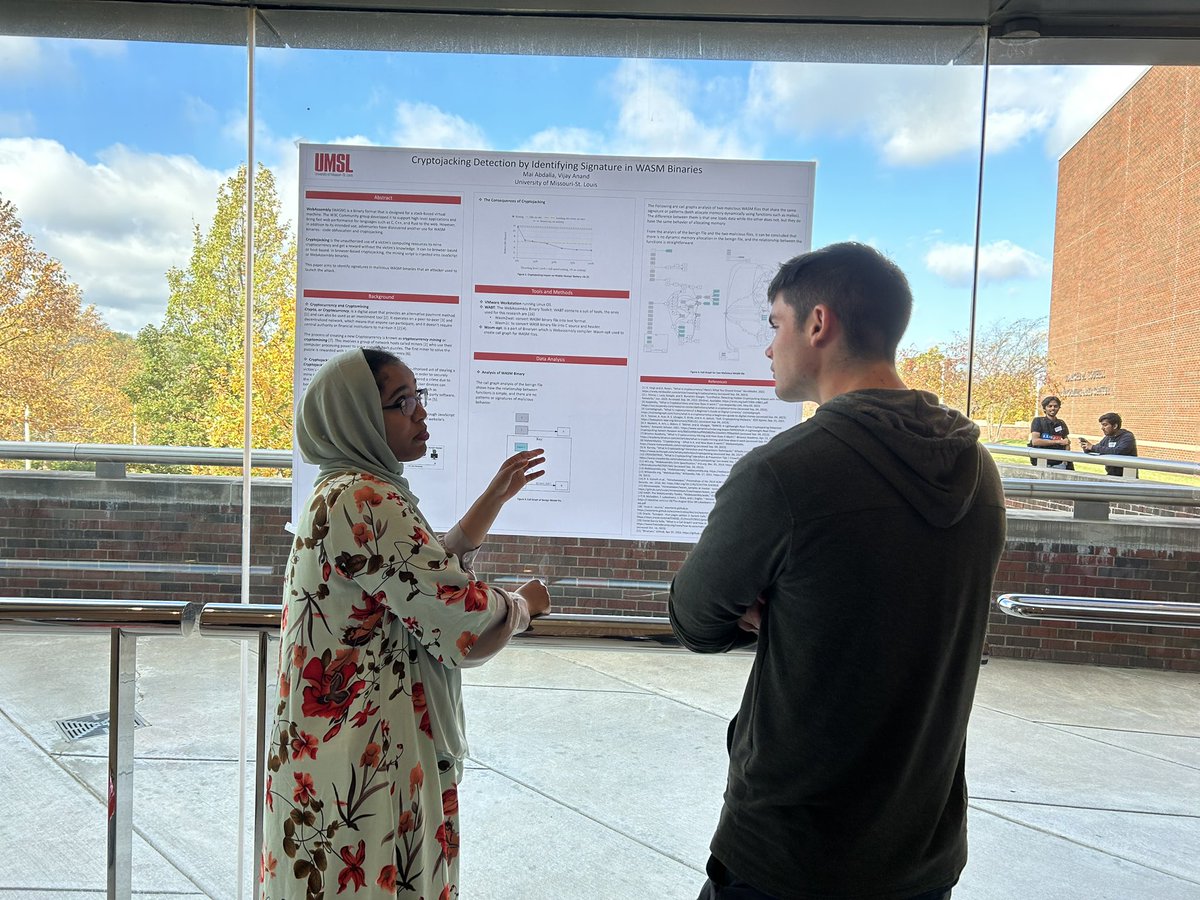 UMSL_IS's tweet photo. Research Poster presentations at #stlcybercon #umsl #CybersecurityAwarenessMonth #WeTransformLives https://t.co/izAUZY3L6p