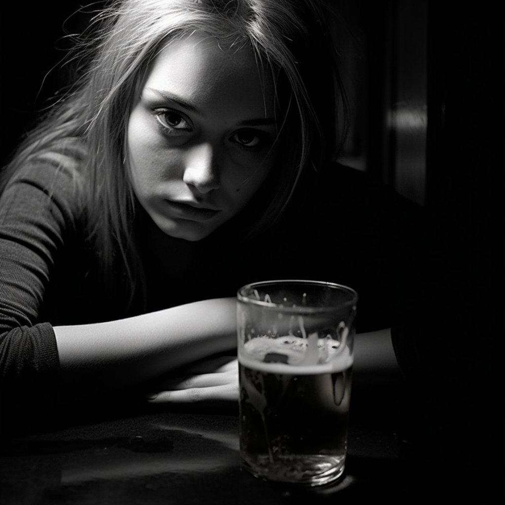 'Sometimes a cold beer can't even numb the sadness and weight of depression. #mentalhealth #depressionawareness'